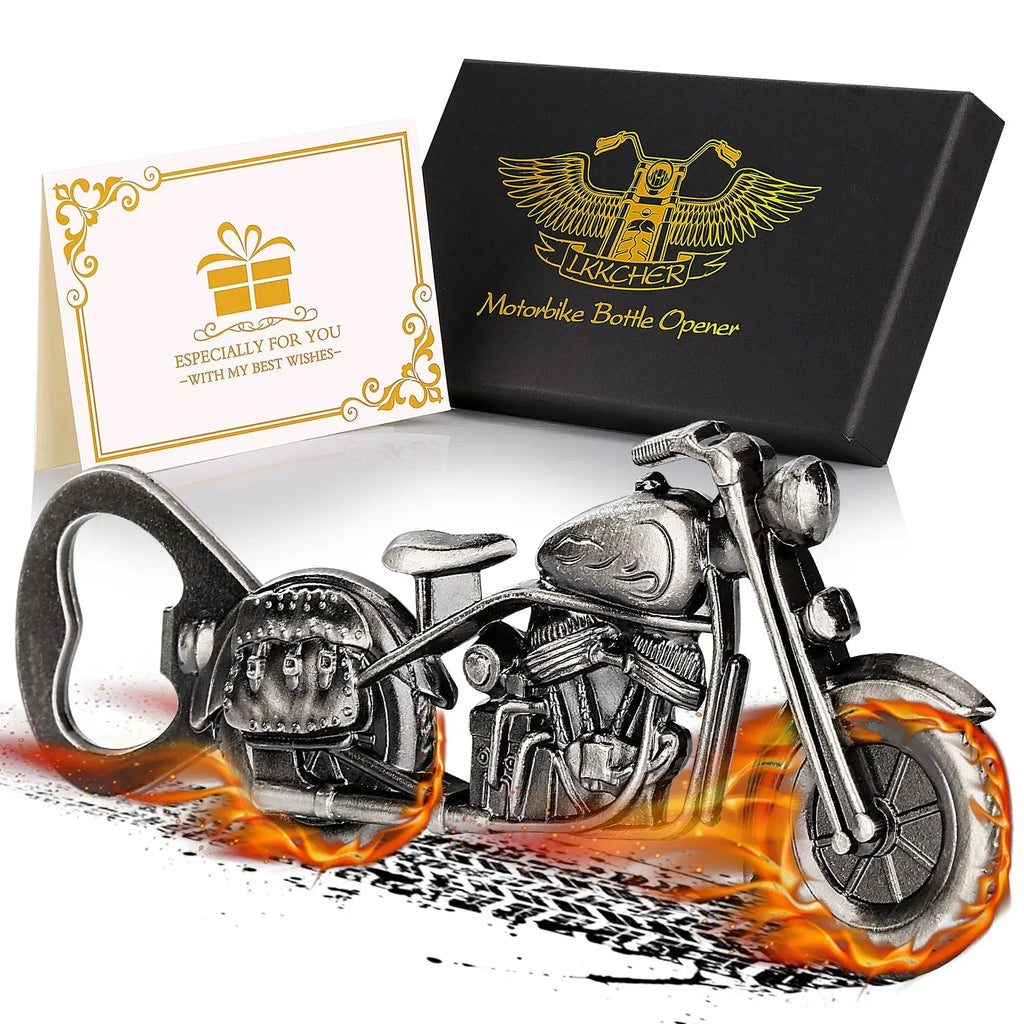 Y2K Motorcycle Bottle Opener – Vintage Bike Gift for Riders