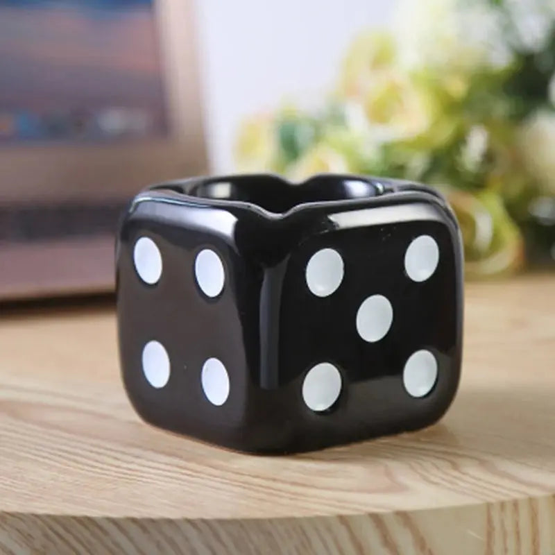 Y2K Dice Ashtray – Ceramic Dice Shaped Ashtray, photo 8