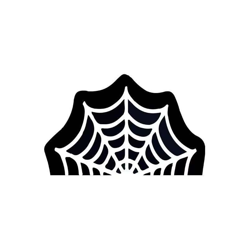 Y2K Spider Web Rug – Gothic Cobweb Doormat & Bathroom Mat