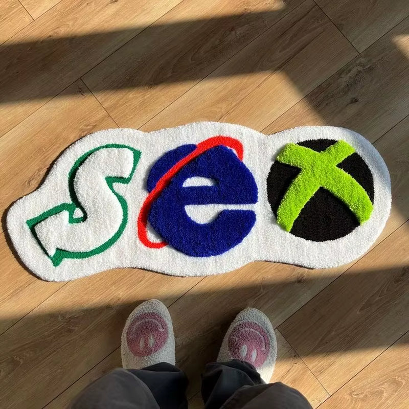Y2K X Bath Mat – Absorbent Non-Slip Bathroom Rug