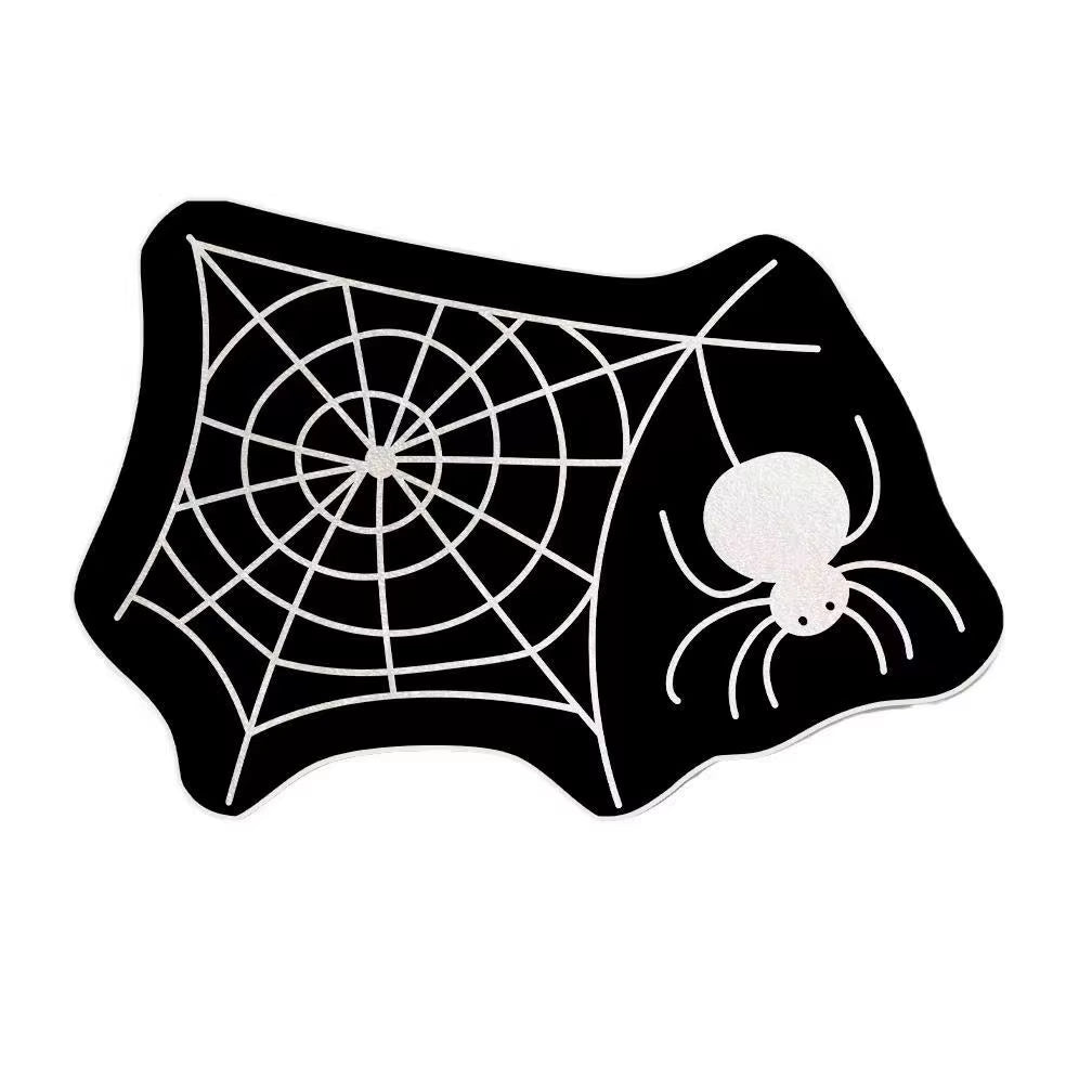 Y2K Spider Web Rug – Gothic Cobweb Doormat & Bathroom Mat, photo 4