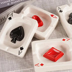 Y2K Poker Ashtray – Red Heart Playing Card Ashtray, photo 3