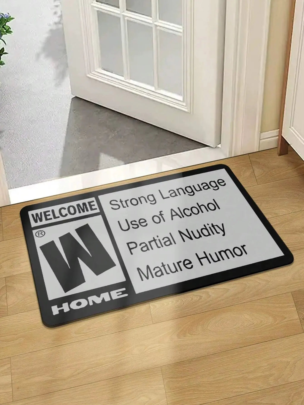 Y2K Rated M Rug – Funny Gamer Rug & Doormat