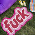 Y2K F*ck Rug – Funny Shaggy Bathroom & Bedroom Rug