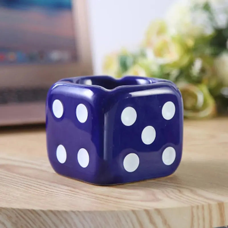 Y2K Dice Ashtray – Ceramic Dice Shaped Ashtray, photo 12