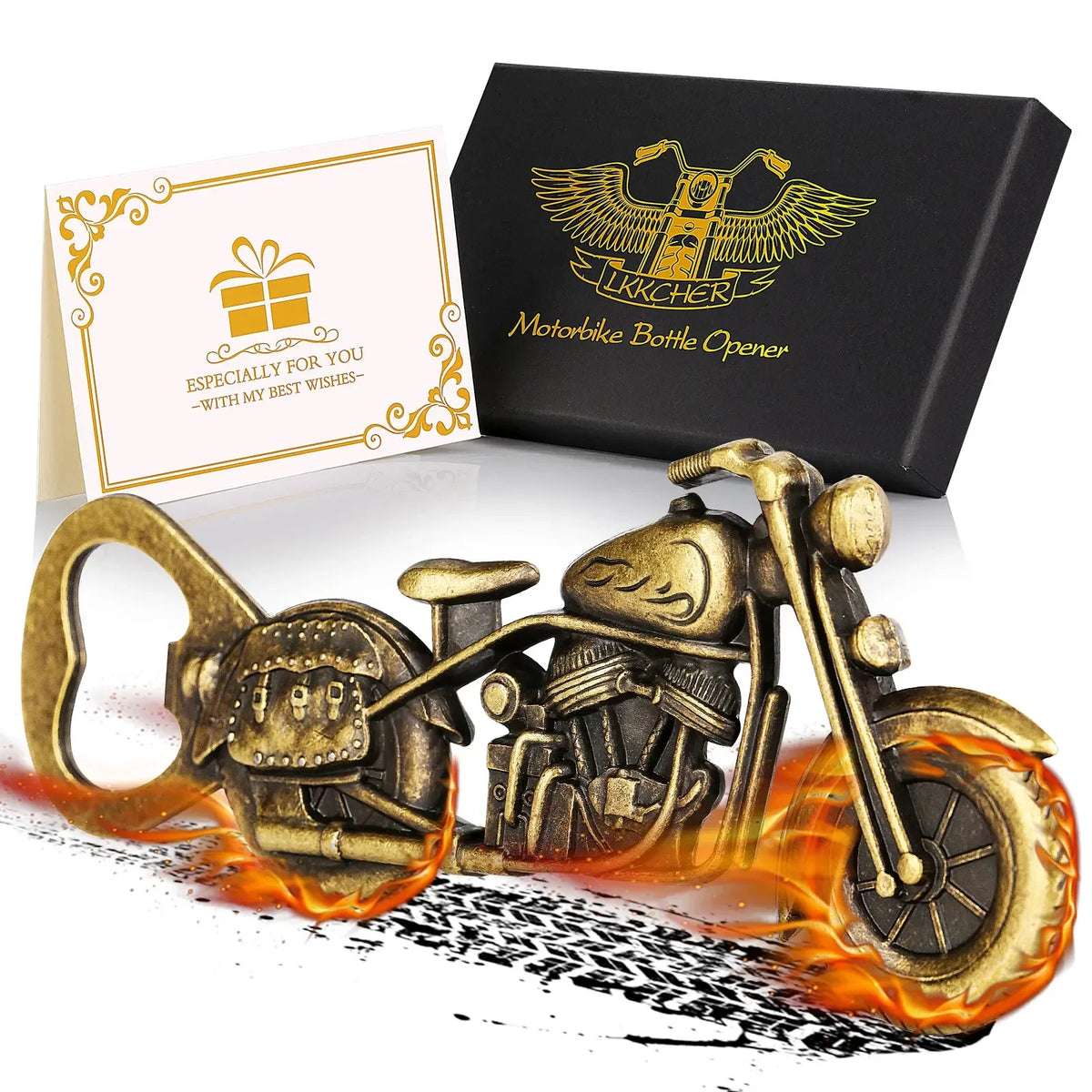 Y2K Motorcycle Bottle Opener – Vintage Bike Gift for Riders, photo 2