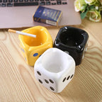 Y2K Dice Ashtray – Ceramic Dice Shaped Ashtray, photo 2
