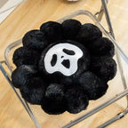 Y2K Dark Flower Pillow – Gothic Petal Plush Cushion, photo 8