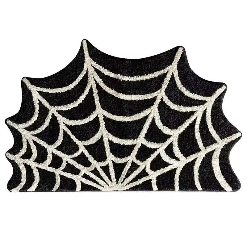 Y2K Spider Web Rug – Gothic Cobweb Doormat & Bathroom Mat, photo 7