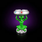 Y2K Alien Ashtray – studio product shot on dark background with purple glow