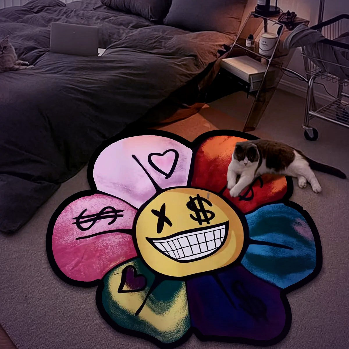 Y2K Flower Rug, photo 2